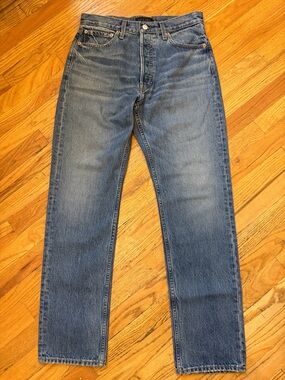 Alex Mill Straight-Leg Jeans in Medium Blue